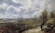 Camille Pissarro leading the way Schwarz Metaponto oil